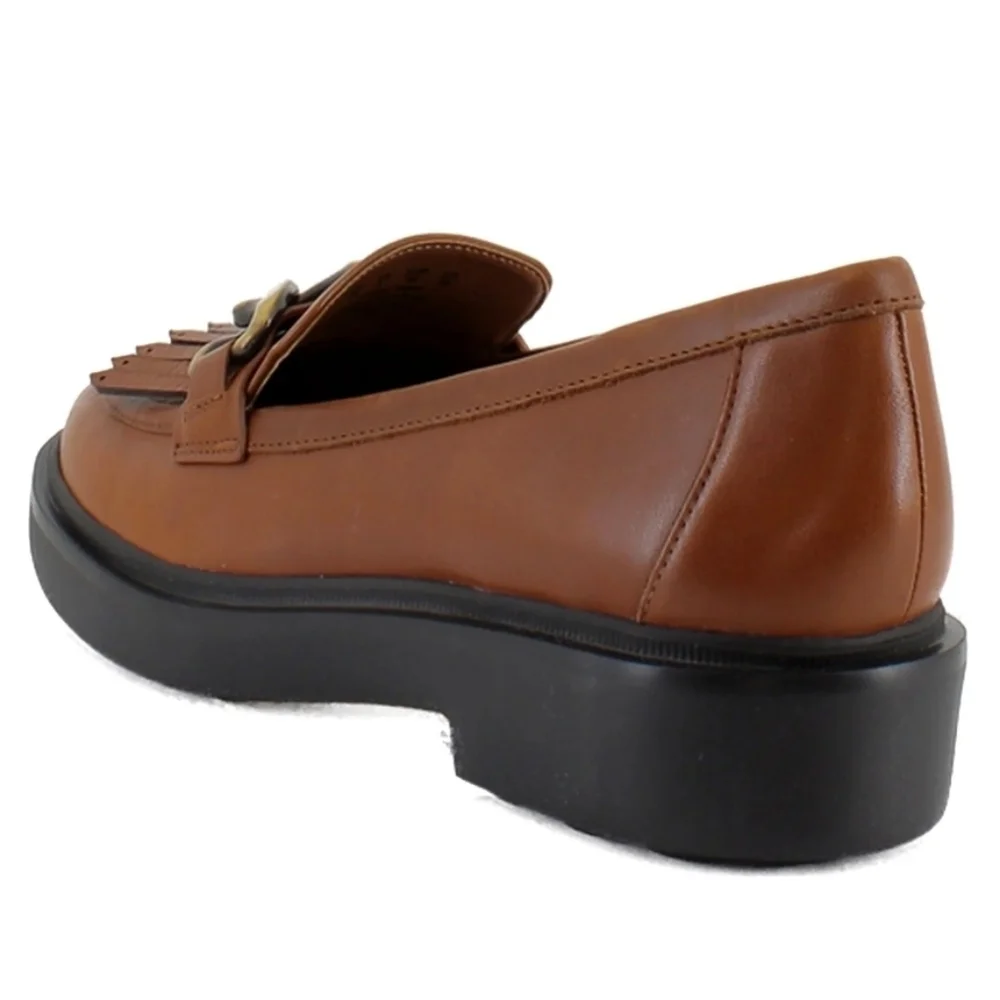 Naturalizer Paris women's loafer cider spice Brown leather Size 7.5M